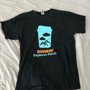 Dunkin' Explorer Batch Black T-Shirt
